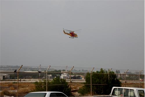 اعزام بیمار کلیوی با بالگرد به بوشهر