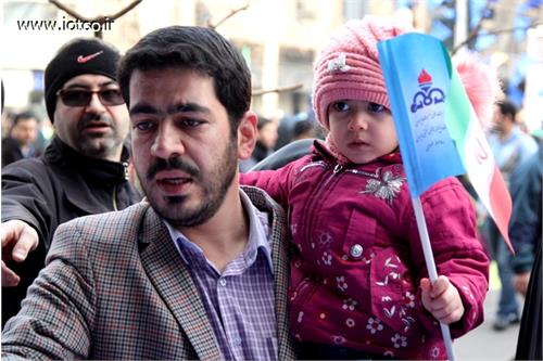 برپایی غرفه فرهنگی شرکت پایانه های نفتی ایران در مراسم پرشکوه راهپیمایی یوم الله 22 بهمن