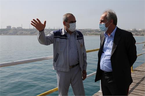 بازدید مدیرعامل شرکت ملی نفتکش ایران از تاسیسات پایانه نفتی خارگ+ تصاویر