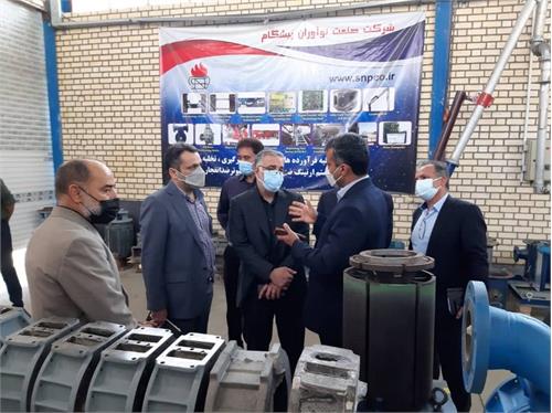 بازدید مدیرعامل شرکت پایانه‌های نفتی ایران از  شرکت‌ دانش‌بنیان داخلی