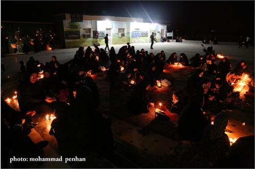 مراسم عزاداری شام غریبان حضرت ابا عبدالله الحسین (ع) در جزیره خارگ برگزار شد