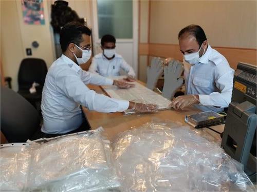 راه اندازی کارگاه تولید دستکش در عملیات عمومی پایانه های نفتی ایران