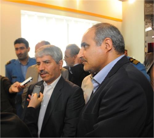 استقبال بازدیدکنندگان از ارتباط زنده ویدئویی در غرفه پایانه های نفتی ایران