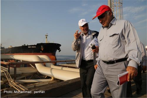 بازدید مدیرعامل شرکت پایانه های نفتی ایران از پروژه ها و تاسیسات شرکت در خارگ
