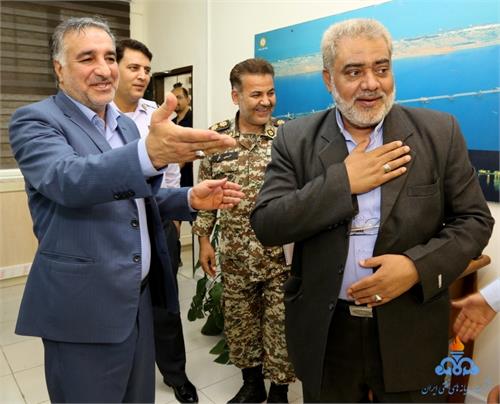گزارش تصویری/ نشست صمیمانه سرتیپ اسماعیل زاده با  مدیرعامل شرکت پایانه های نفتی ایران