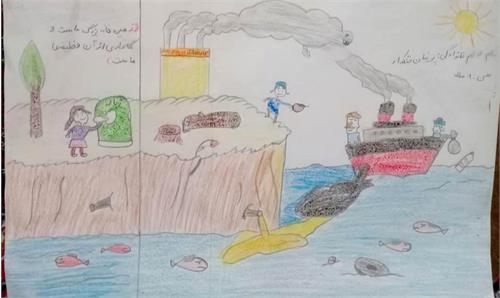 برگزاری مسابقه نقاشی ویژه روز جهانی محیط زیست در پایانه نفتی خارگ