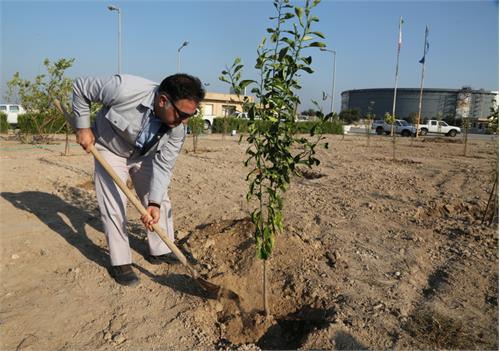 آیین کاشت نهال به مناسبت روز درختکاری توسط شرکت پایانه های نفتی ایران