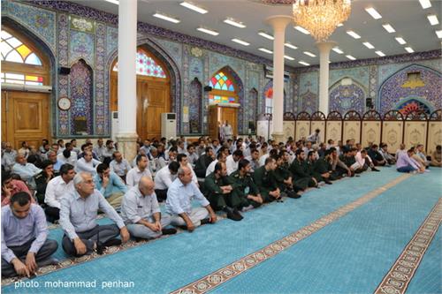 مراسم بزرگداشت شهدای حادثه تروریستی تهران در جزیره خارگ