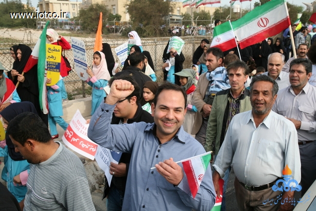 مراسم 22 بهمن سال 93 -جزیره خارگ 7