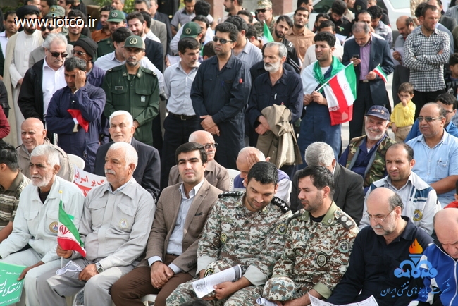 مراسم 22 بهمن سال 93 -جزیره خارگ 1