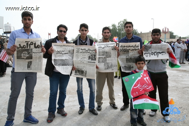 مراسم 22 بهمن سال 93 -جزیره خارگ 6