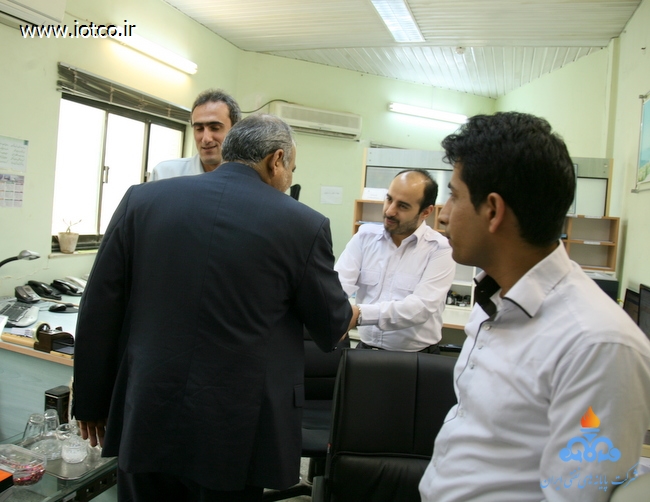 بازدید مدیرعامل و تبریک سال نو 1