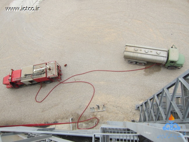 مانور اطفا حریق مخزن شماره 43  5