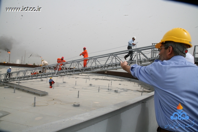 مانور اطفا حریق مخزن شماره 43  7