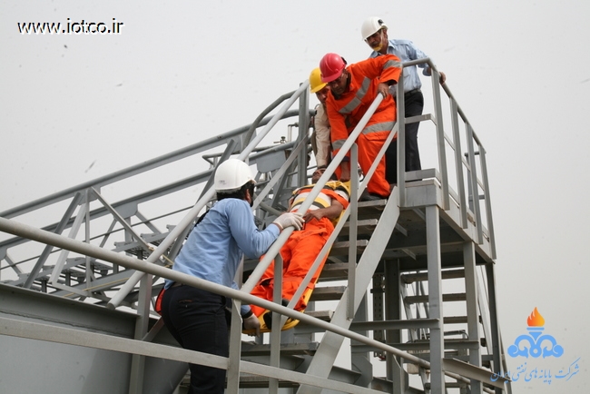 مانور اطفا حریق مخزن شماره 43  8