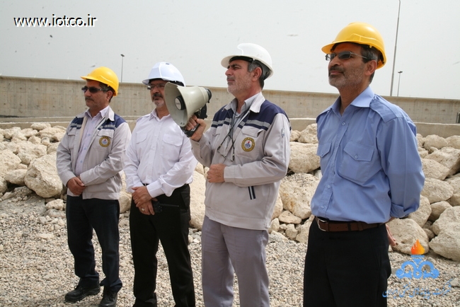 مانور اطفا حریق مخزن شماره 43  10