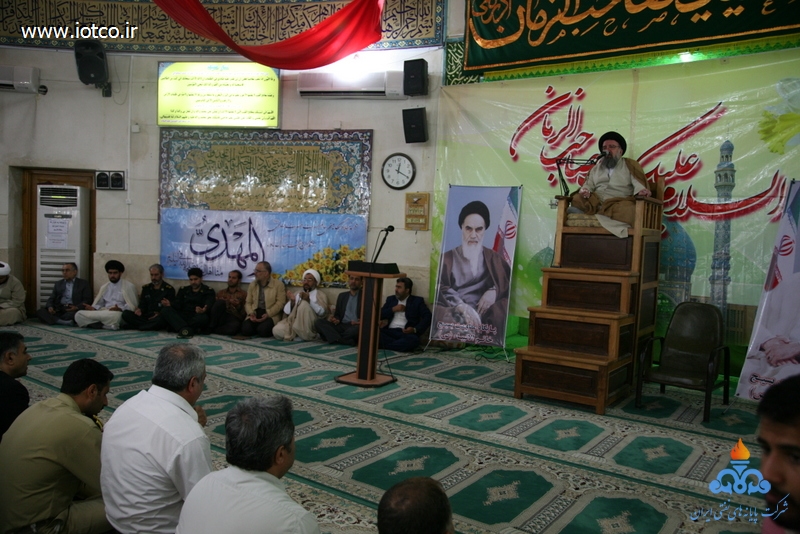 آیت الله سید احمد خاتمی -مسجد امیرالمومنین (ع) خارگ 3