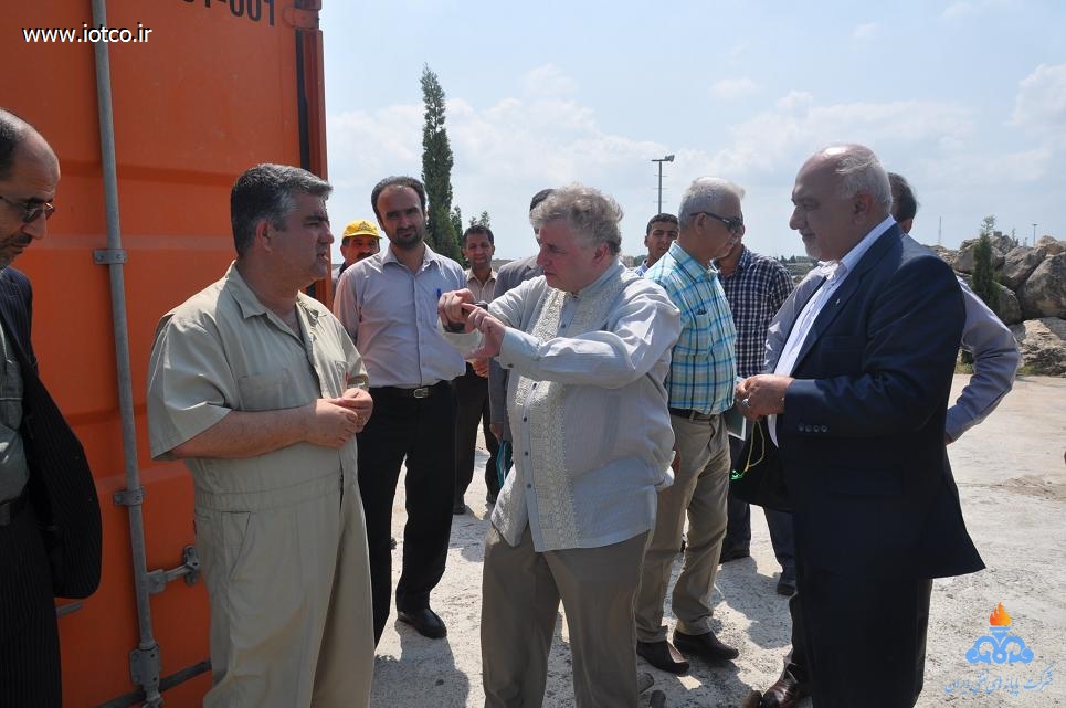 بازدید هیات قزاقستان از پایانه شمال 7