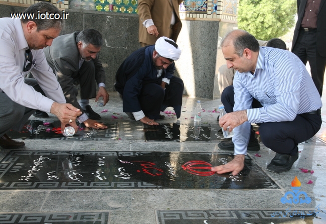 غبار روبی گلزار شهدای گمنام 8