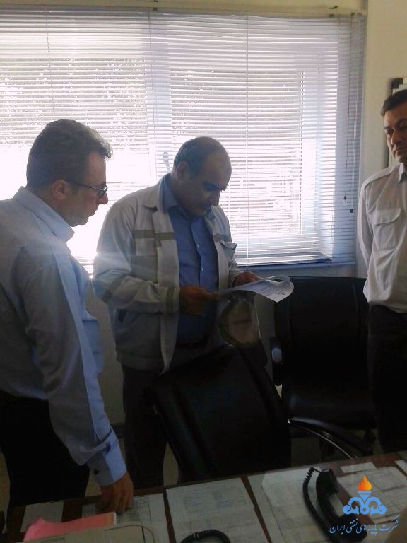 بازدید مدیر عامل شرکت پایانه های نفتی ایران از تاسیسات میترینگ میعانات گازی عسلویه 1