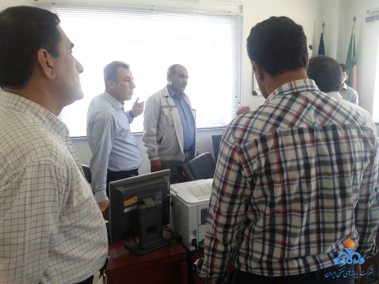 بازدید مدیر عامل شرکت پایانه های نفتی ایران از تاسیسات میترینگ میعانات گازی عسلویه 4