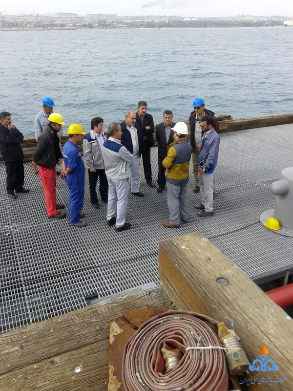 بازدید از اسکله تی