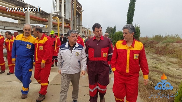 بازدید معاون شرکت ملی نفت ایران (نکا) 1