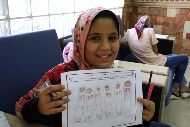 نقاشی حجاب 7