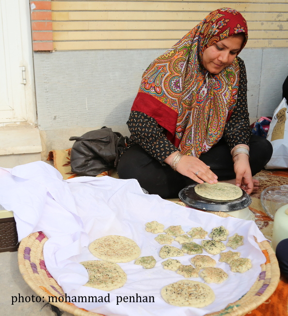 طبخ نان محلی 4