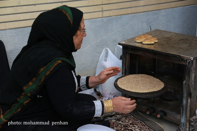 طبخ نان محلی 5