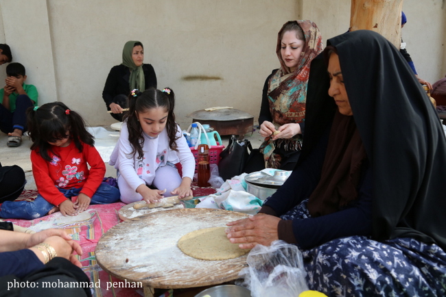 طبخ نان محلی 6