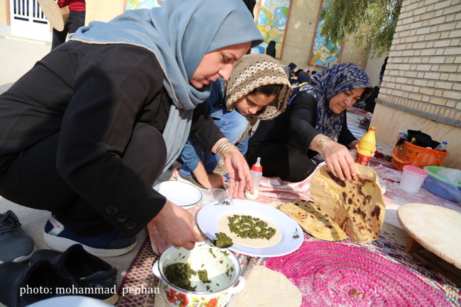 طبخ نان محلی 12