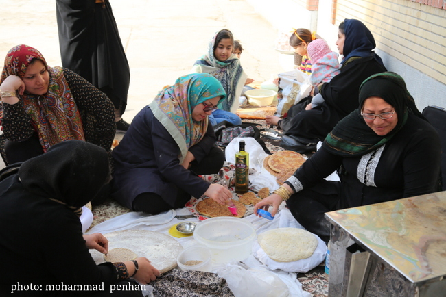 طبخ نان محلی 14