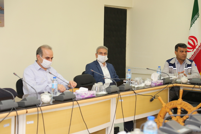 جلسه مدیرعامل در خارگ 1