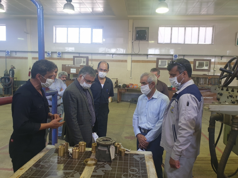 بازدید مدیرعامل از تعمیرات صنعتی  4