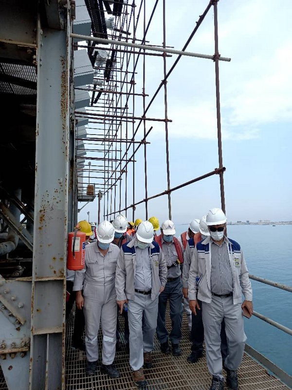 بازدید اسکله غربی 1