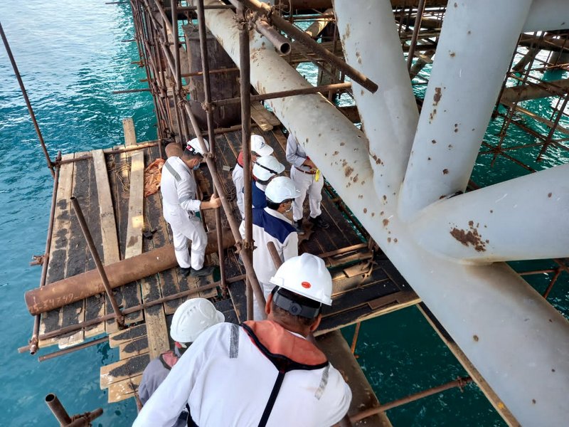 بازدید اسکله غربی 2