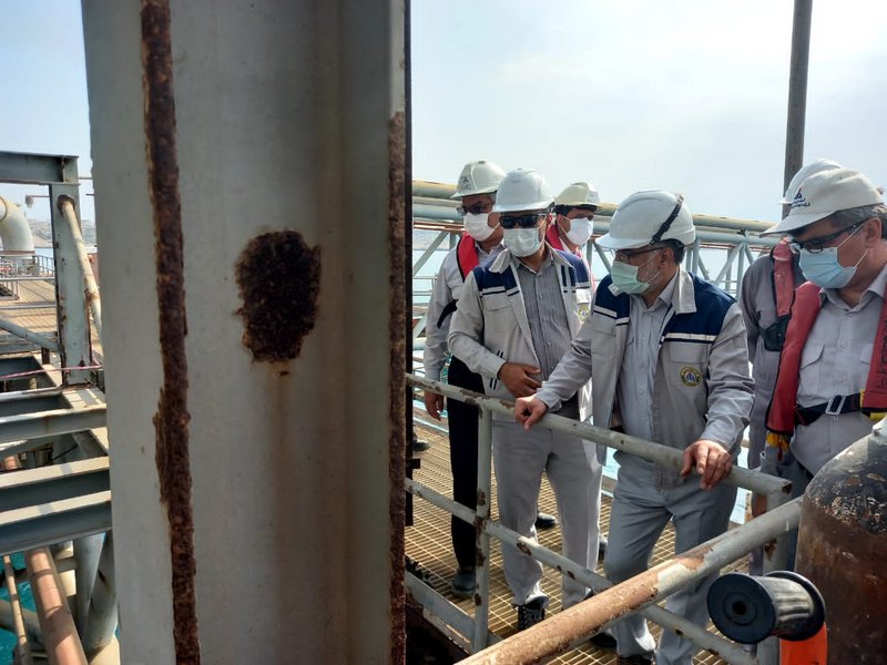 بازدید اسکله غربی 3