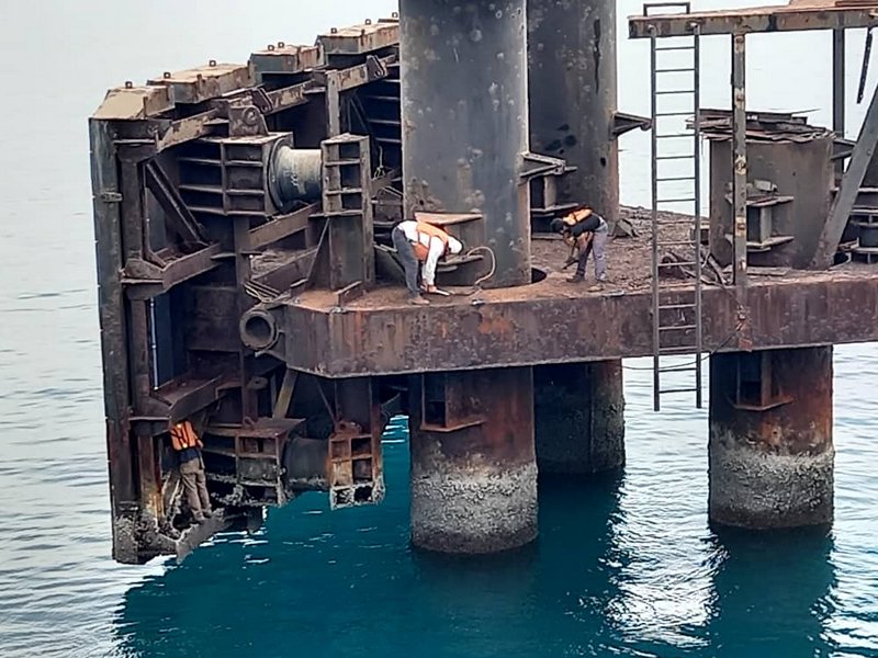 بازدید اسکله غربی 7