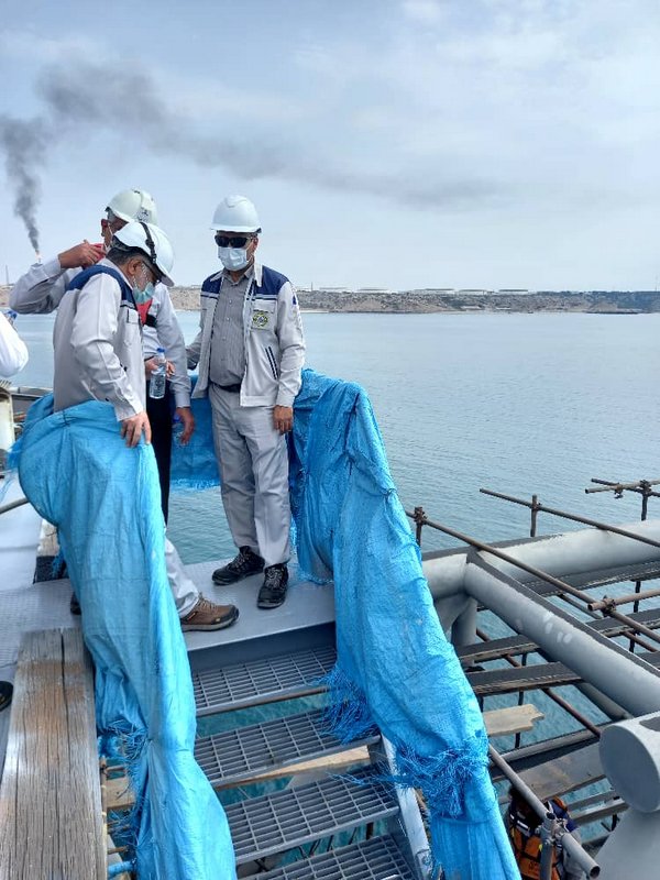 بازدید اسکله غربی 9