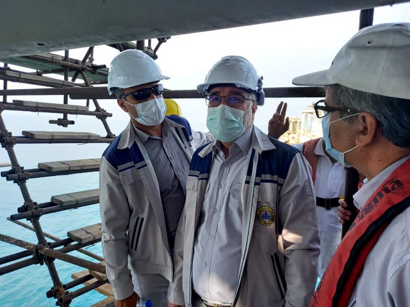 بازدید اسکله غربی 10