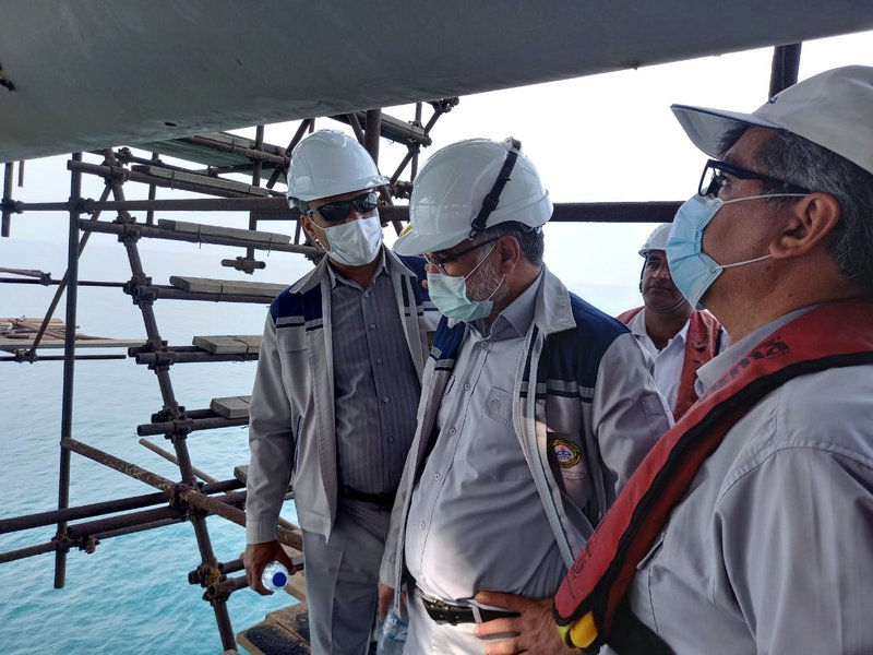 بازدید اسکله غربی 12