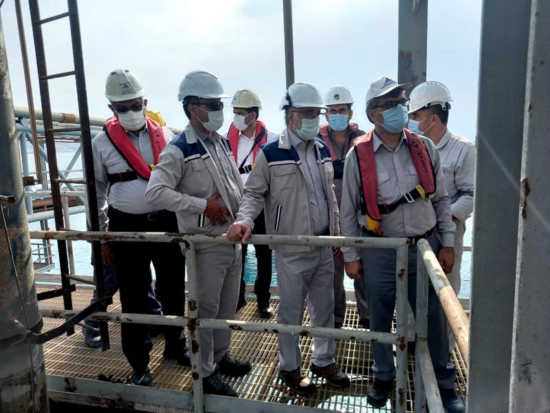 بازدید اسکله غربی 14