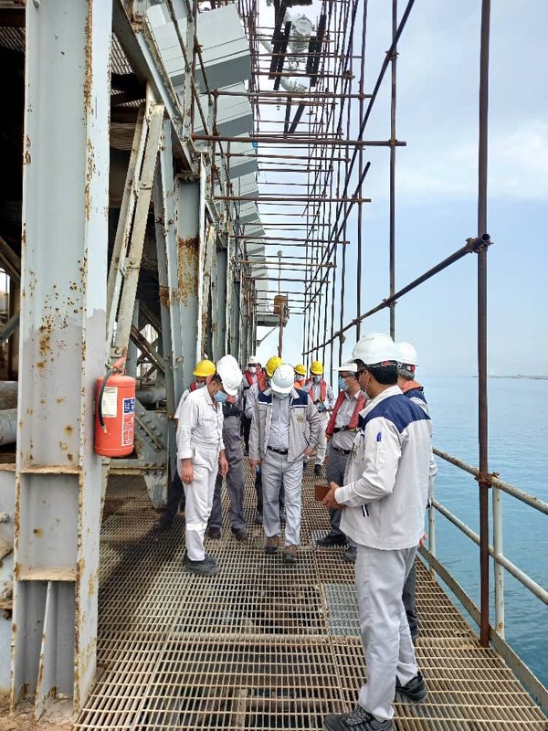 بازدید اسکله غربی 16