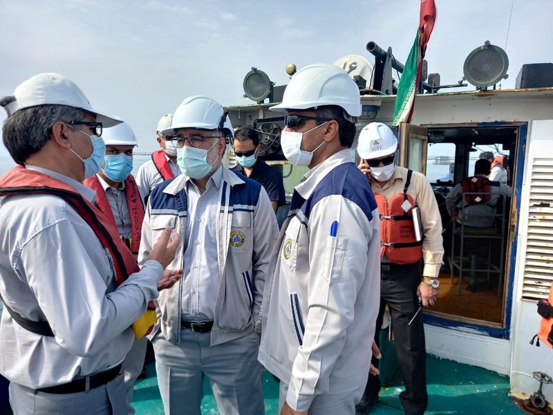 بازدید اسکله غربی 17