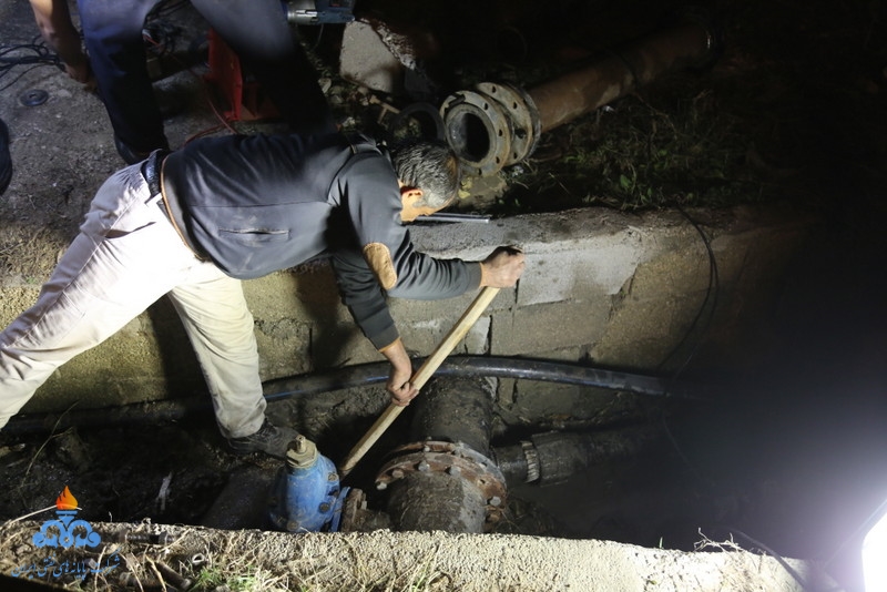 تعمیر خط لوله 3