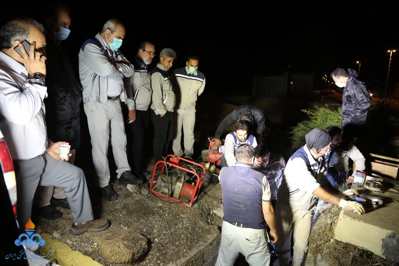 تعمیر خط لوله 10