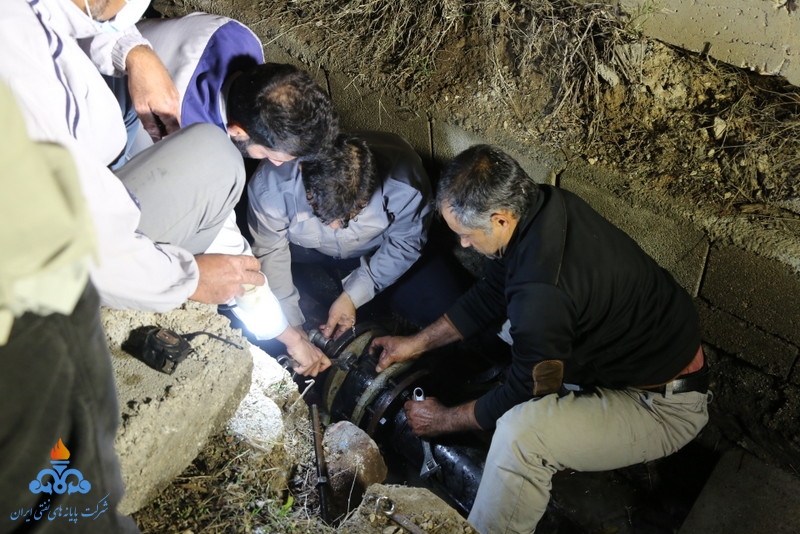 تعمیر خط لوله 11