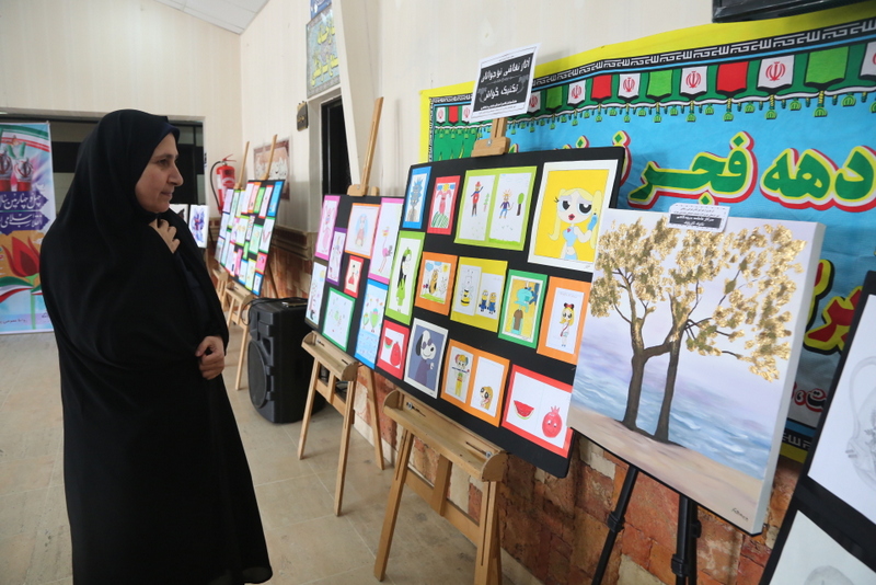 نمایشگاه آثار هنرجویان 9