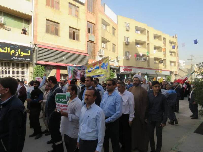 راهپیمایی 22 بهمن عسلویه  3